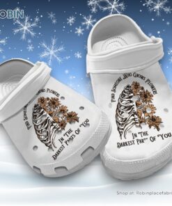 Lightweight Find Someone Who Grows Flowers 3D Printed Crocs Shoes