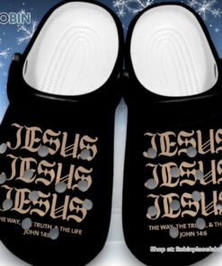 Lightweight Jesus The Way, The Truth & The Life John 146 3D Printed Crocs