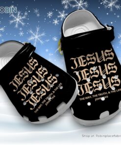 Lightweight Jesus The Way, The Truth & The Life John 146 3D Printed Crocs