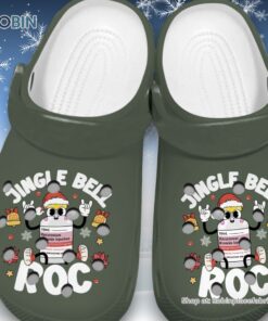 Lightweight Jingle Bell Roc 3D Printed Crocs Shoes