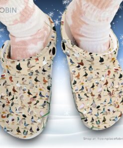 List of Wild Pigeon Species Printed 3D Printed Crocs Clogs Shoes