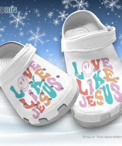 Love Like Jesus 3D Printed Crocs