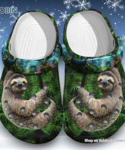 Love Sloth 3D Printed Crocs Clogs Shoes