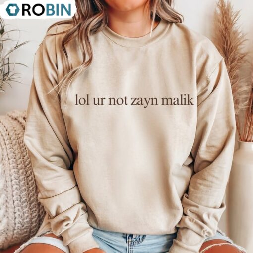 Lol Ur Not Zayn Malik Shirt, Celebrity Za.n Malik G1gi Had1d T Shirt, Tee