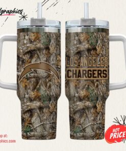 Los Angeles Chargers NFL Hunting Tumbler Stanley Tumbler 40oz