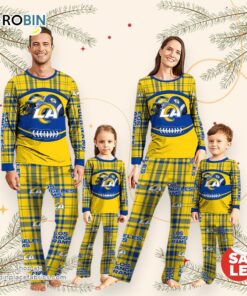 Los Angeles Rams NFL Custom Your Name Football Team Pajamas Los Angeles Rams NFL Custom Your Name Football Team Pajamas