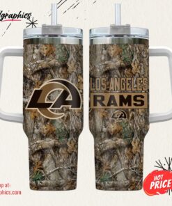 Los Angeles Rams NFL Hunting Tumbler Stanley Tumbler 40oz
