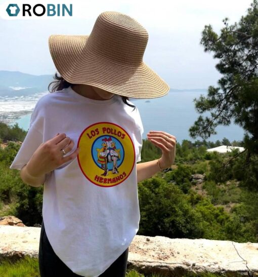Los Pollos Hermanos T Shirt, Breaking Bad Shirt Chicken Brothers Logo Shirt