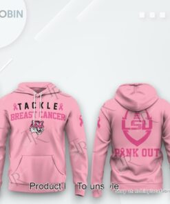 LSU Tigers Tackle Breast Cancer 2024 AOP Clothing (Hoodie, Sweatshirt, T Shirt)