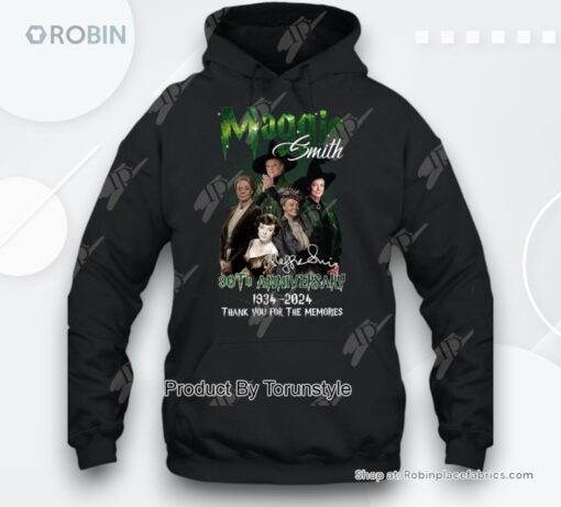 Maggie Smith 90th Anniversary 1934 2024 Thank You For The Memories T Shirt