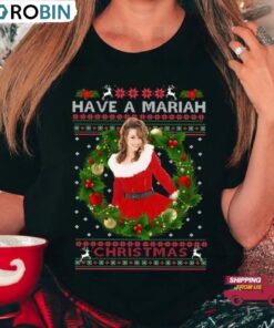 Mariah .arey Christmas Shirt All I Want For Christmas Shirt