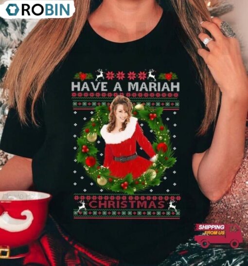 Mariah .arey Christmas Shirt All I Want For Christmas Shirt