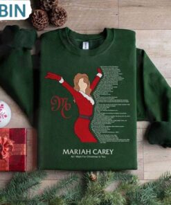 Mariah 1arey All I Want For Christmas Is You Sweatshirt, Merry Christmas Sweater