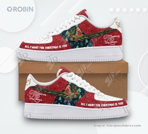 Mariah Carey’s Christmas Time Air Force 1 Sneakers