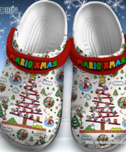 Mario Xmas Christmas Tree Classic Crocs