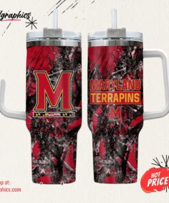 Maryland Terrapins Realtree Hunting 40oz Tumbler
