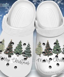 Merry Christmas 3D Printed Crocs Shoes