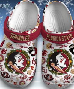Merry Christmas Seminoles Florida State Unisex Classic Crocs