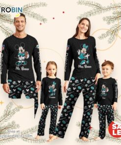 Miami Dolphins Sport And Disney Uniform Pajamas Mickey Mouse NFL Gifts For Kids Pajamas