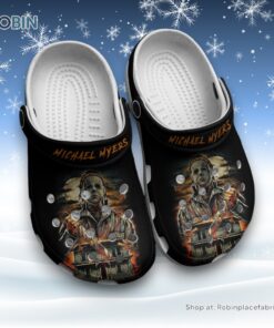Michael Myers Face Printed 3D Printed Crocs Clogs Shoes Best Gift for Halloween