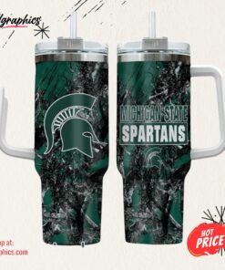 Michigan State Spartans Realtree Hunting 40oz Tumbler Michigan State Spartans Realtree Hunting 40oz Tumbler
