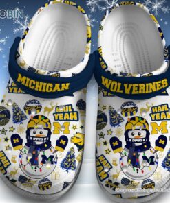 Michigan Wol Verines Merry Christmas Unisex Classic Crocs