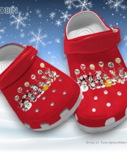 Mickey Mouse Friends Balloon Christmas 3D Printed Crocs Shoes Mickey Mouse Friends Balloon Christmas 3D Printed Crocs Shoes
