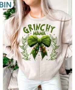 Mini Grinch Christmas Mama T-Shirt