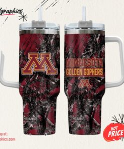 Minnesota Golden Gophers Realtree Hunting 40oz Tumbler