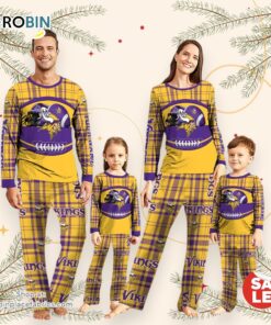 Minnesota Vikings NFL Custom Your Name Football Team Pajamas