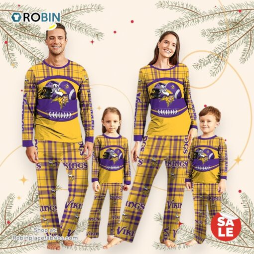 Minnesota Vikings NFL Custom Your Name Football Team Pajamas