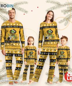 Missouri Tigers NCAA Custom Name Grinch Christmas And Sport Team Pajama Set