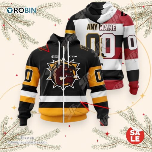 Mix 2 OHL Teams Select Any 2 Teams to Mix and Match! Hoodie