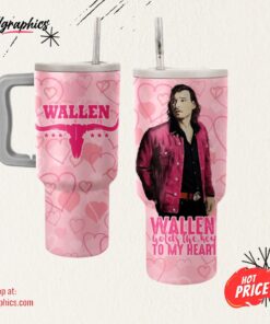 Morgan Wallen 40Oz Tumbler Holds The Key To My heart