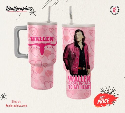 Morgan Wallen 40Oz Tumbler Holds The Key To My heart