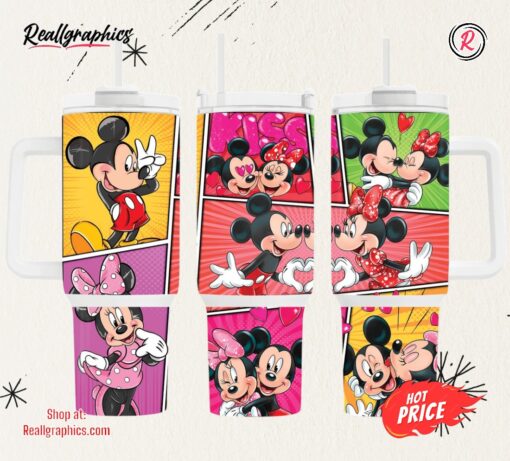 Mouse Movie Character 40oz Tumbler Wrap