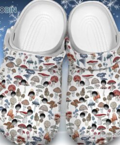 Mushroom 3D Printed Crocs Clogs Shoes