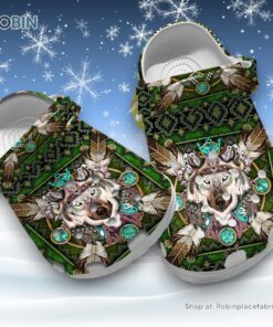 Native American 3D Printed Crocs Clogs Shoes For Men and Women Native American 3D Printed Crocs Clogs Shoes For Men and Women