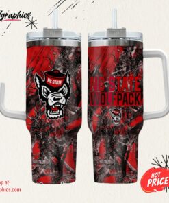 Nc State Wolfpack Realtree Hunting 40oz Tumbler