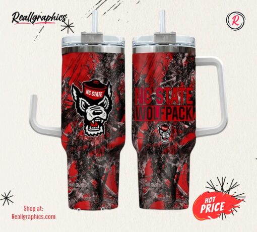 Nc State Wolfpack Realtree Hunting 40oz Tumbler