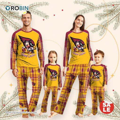 NCAA Mickey Mouse Arizona Cardinals Pajamas Personalized Your Name