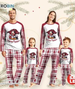 NCAA Mickey Mouse Arkansas Razorbacks Pajamas Personalized Your Name
