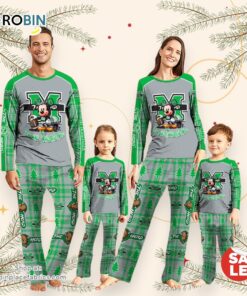 NCAA Mickey Mouse Marshall Thundering Herd Pajamas Personalized Your Name