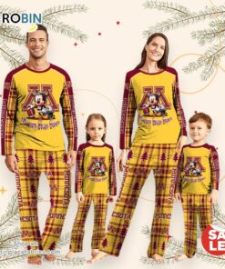 NCAA Mickey Mouse Minnesota Golden Gophers Pajamas Personalized Your Name NCAA Mickey Mouse Minnesota Golden Gophers Pajamas Personalized Your Name
