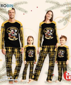 NCAA Mickey Mouse Missouri Tigers Pajamas Personalized Your Name