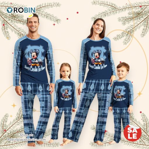 NCAA Mickey Mouse North Carolina Tar Heels Pajamas Personalized Your Name