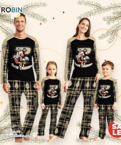 NCAA Mickey Mouse Purdue Boilermakers Pajamas Personalized Your Name