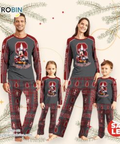 NCAA Mickey Mouse Stanford Cardinal Pajamas Personalized Your Name