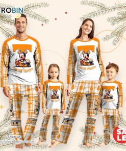 NCAA Mickey Mouse Tennessee Volunteers Pajamas Personalized Your Name