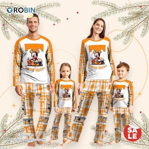 NCAA Mickey Mouse Tennessee Volunteers Pajamas Personalized Your Name